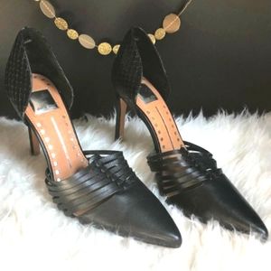 Dolce Vita Black D-Orsay Snakeskin Pumps 8